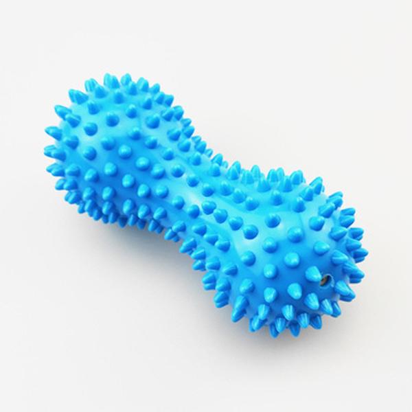 PVC Erdnussform Massage Yoga Fitness Ball Stress Relax Body Spiky Massagegerät hellblaue