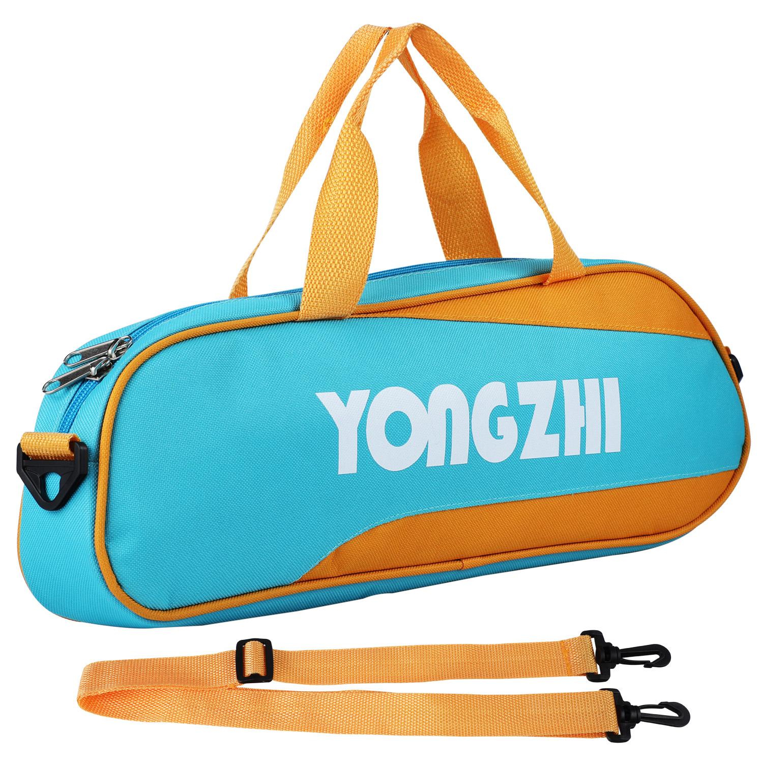 SOUGAYILANG Kinder Angeltasche 42 CM Blau Angelrute Tasche Outdoor Sport Bass Fishing Tackle Zubehör Angeltasche 42cm gelb/blau