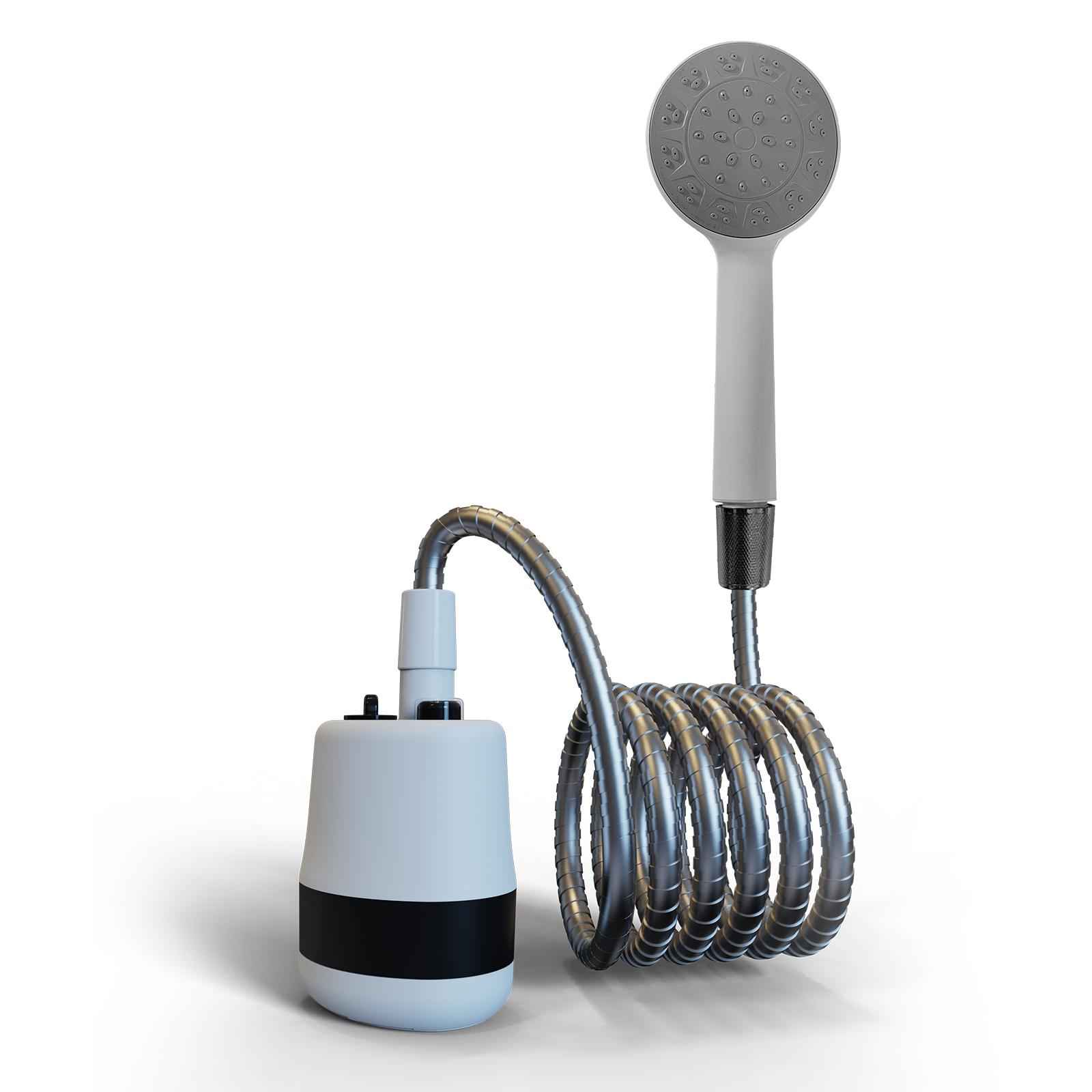 Tragbare Dusche Camping Outdoor Dusche Handheld Elektrische Dusche Batteriebetriebene Kompakte Handheld schwarz