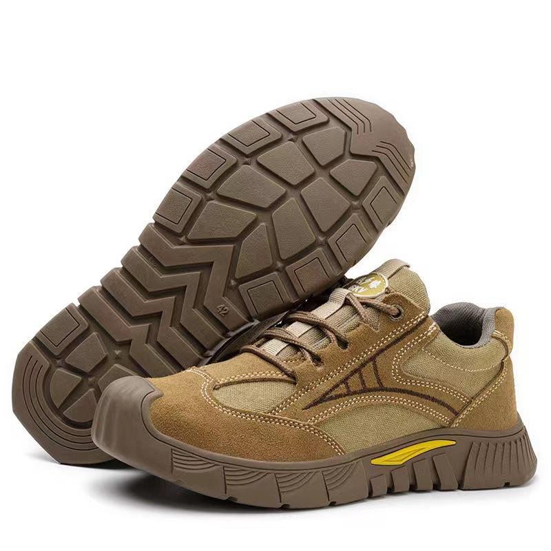 Arbeitsschuhe Herren Bruchsicher, Durchstichfest, Ölbeständig Säure-Lauge Elektroschweißen Arbeitsschuhe, Sicherheitsschuhe 46