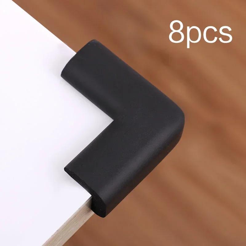 55*55mm Kinder Schutz Ecke Weichen Tisch Schreibtisch Kinder Sicherheit Ecke Baby Sicherheit Rand Guards Baby Sicherheit schwarz