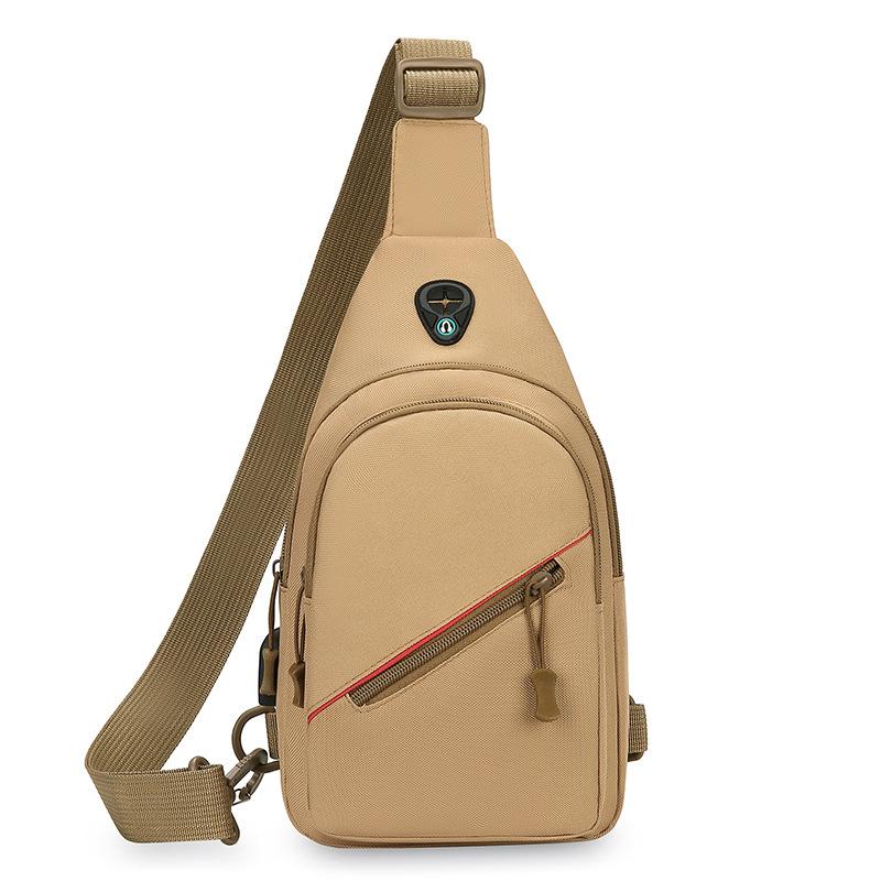 Herren Brusttasche Multifunktionale Outdoor-Sportarten Reiten Umhängetasche Leicht und Langlebig Mode Einfache Schultertasche Tide.