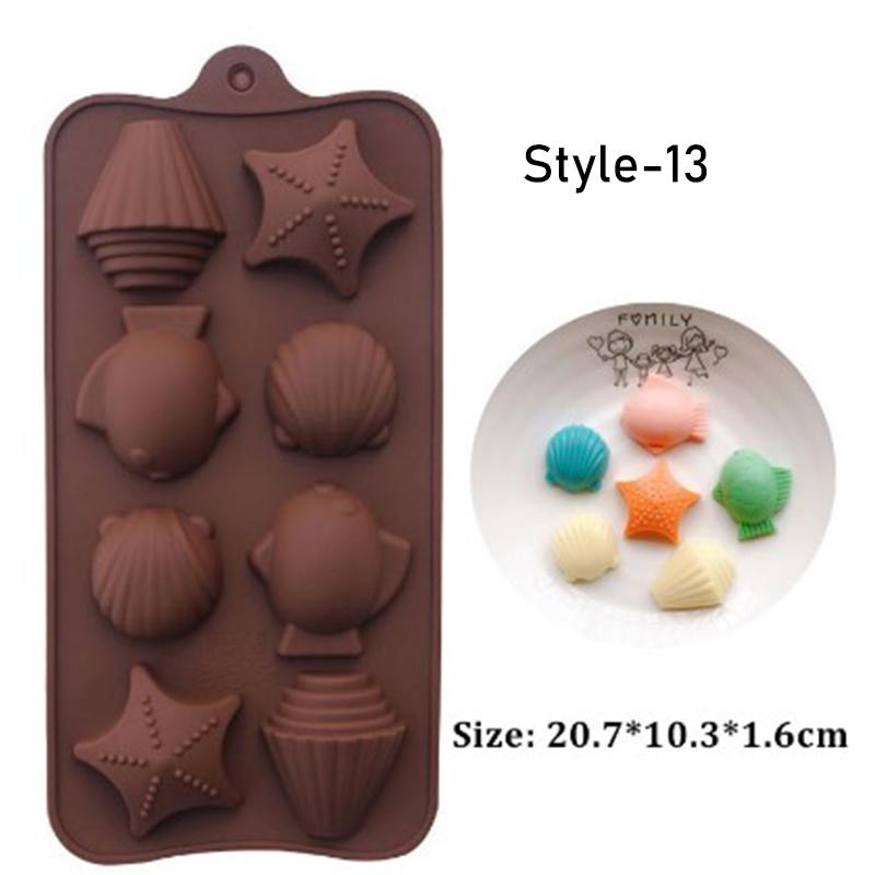 Vogue Kuchen Backen Werkzeug Form Eis Harz Form Obst DIY 3D Tier Schokolade Gummibärchen Süßigkeiten Silikon Formen Jelly Pudding Starfish