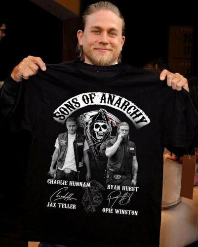 Sons Of Anarchy Charlie Hunnam Ryan Hurst Unterschrift Vintage Männer Geschenk T-Shirt Unisex T-Shirt XXXXL