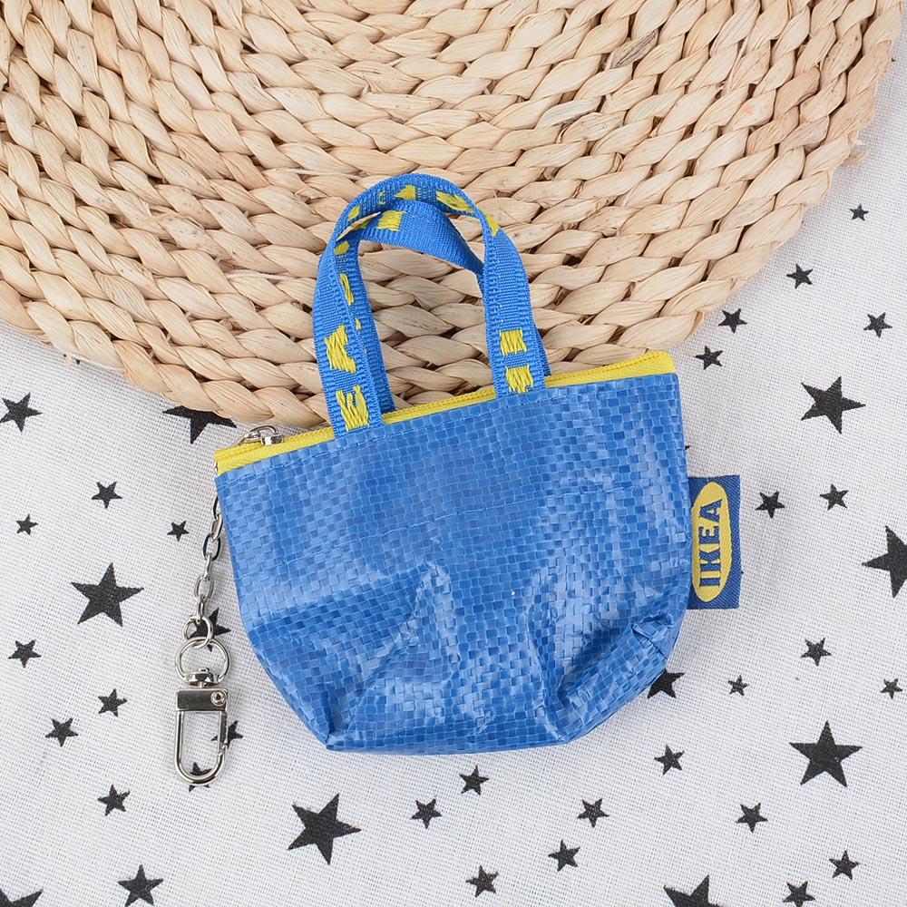 Damen-Geldbörse, Mini-Geldbörse, Geldbeutel, Schlüsselanhänger, Kartenhalter, kleine Tasche mit Reißverschluss, blaue Farbe, Geldbörse mit Reißverschluss 1pc Blue