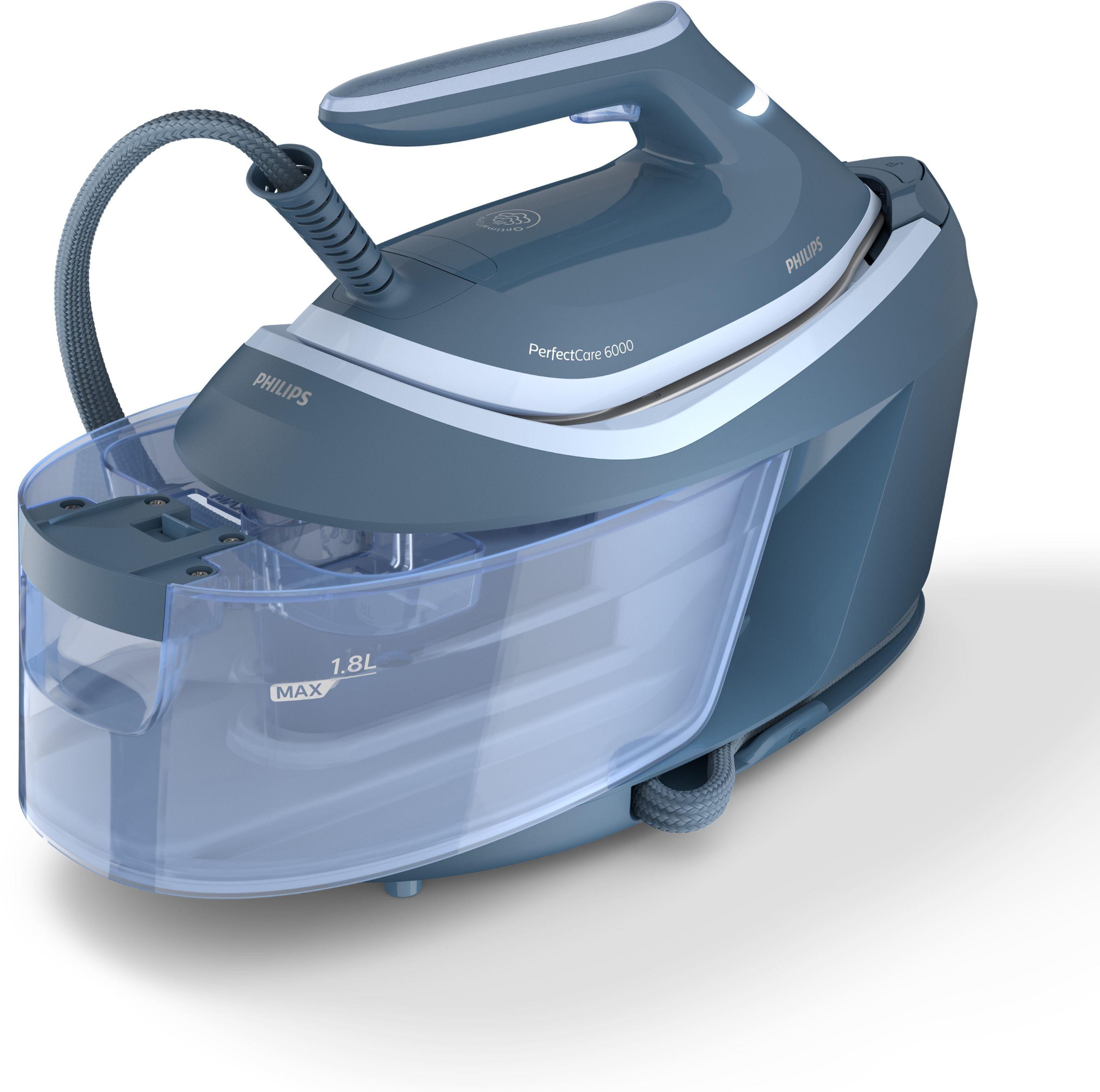 Dampfbügelstation - PHILIPS - PSG6042/20 - PerfectCare Compact Serie 6000 - 8 bar - 1,8L - Blau blau