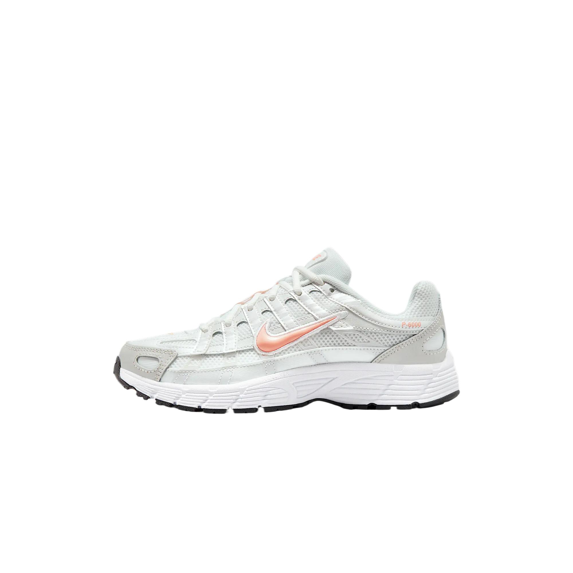Nike P-6000 Bequeme Modische Vielseitige Kinder Laufschuhe Kinder Laufschuhe Weiß HV5064-100 38