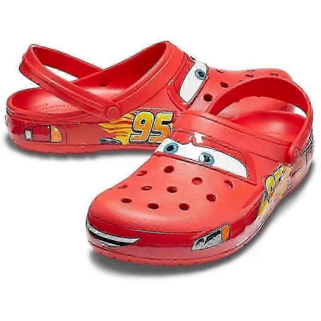 Neue McQueens Pixar Cartoon Solide Wasserdichte Hausschuhe Sandalen Lässige Atmungsaktive Knöchelumwickelte Eva Damenschuhe Geschenke_siasd M10-W12-44