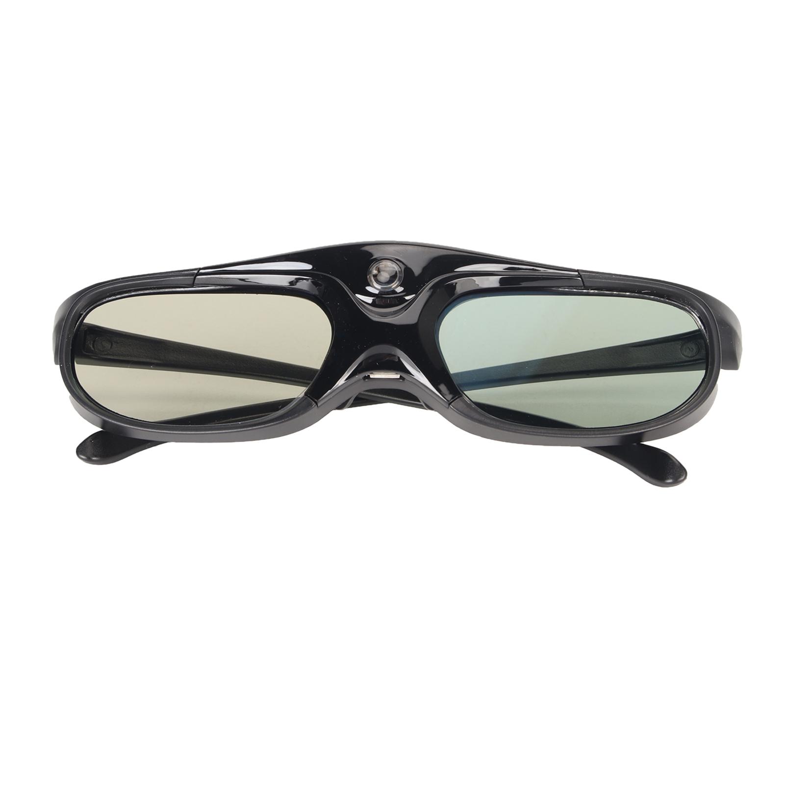 DLP Link 3D Brille 144Hz Wiederaufladbar Hohe Lichtdurchlässigkeit 3D Aktiv Shutter Brille für Alle 3D