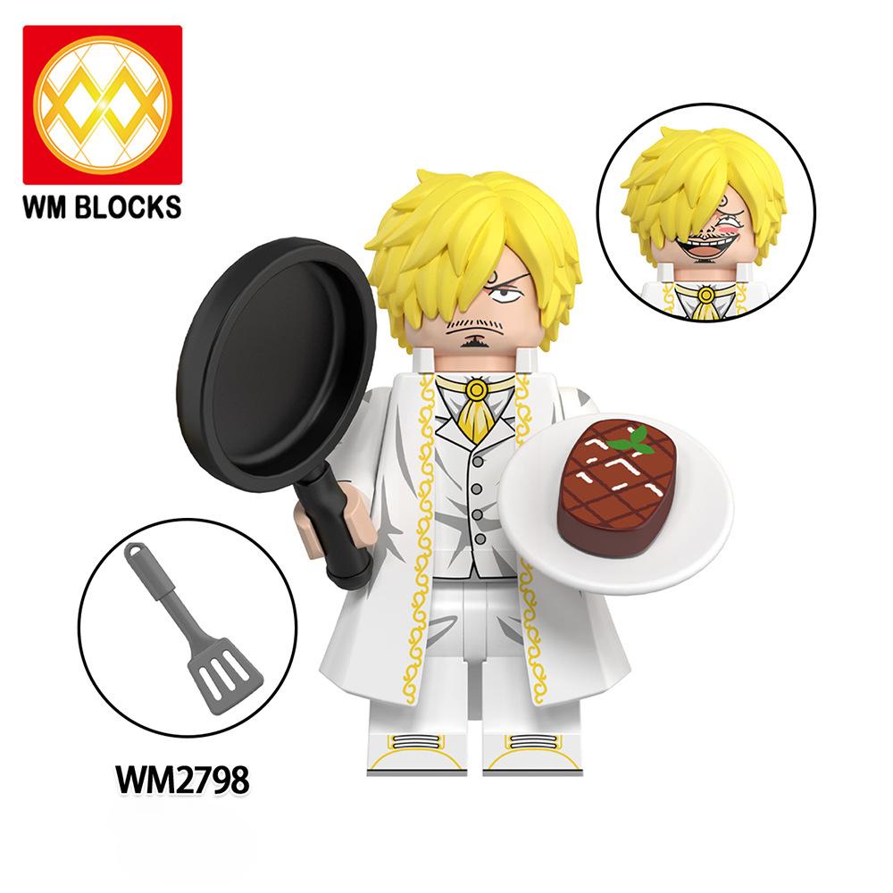 Die Actionfiguren Stock, Messer, Pfanne, Schaufel, Buch, Waffen, Hosen, Haarteile, Modellblöcke, MOC-Steine, Set, Geschenke, Spielzeug für Kinder