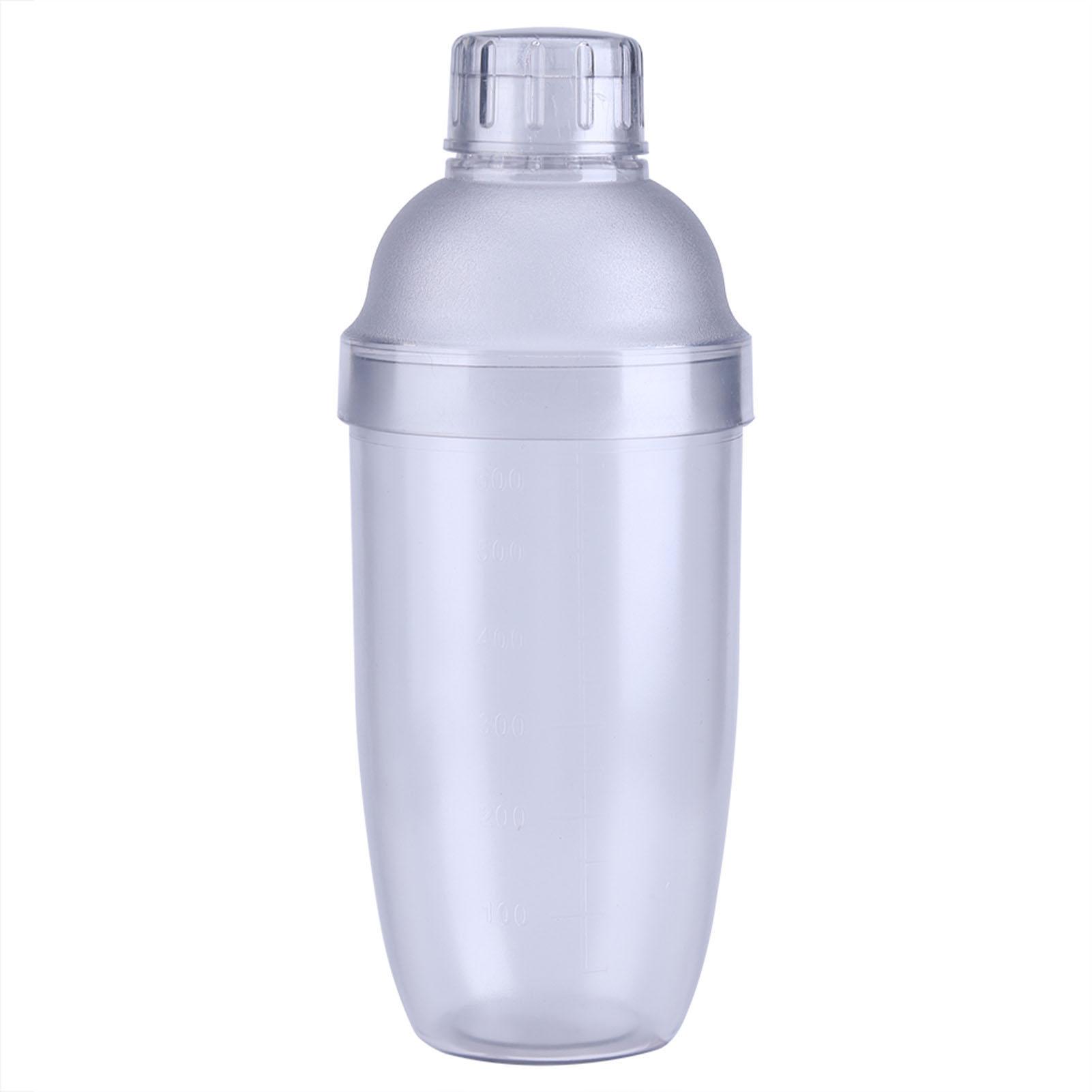 Auslaufsicherer Transparenter PC-Harz Milchtee Cocktail Getränke Shaker Barwerkzeug 700cc