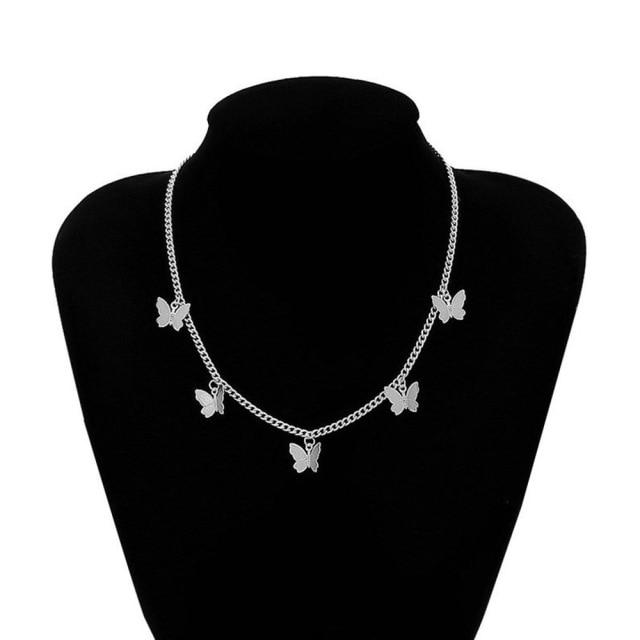 Vintage Layered Anhänger Halskette Damen Charm Halskette Halskette Boho Modeschmuck Geschenk