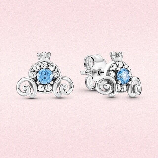 925 Sterling Silber Maus Ohrring Silber Herz Ohrring Liebhaber Maus Ohrring Kürbis Auto Ohrring Silber Frauen Schmuck Geschenk