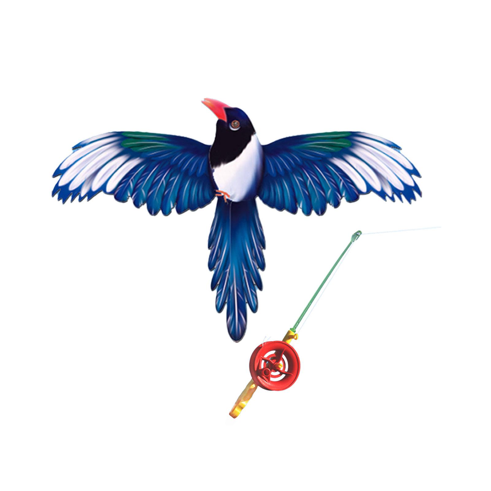 Dynamischer Drachen für Kinder und Erwachsene, Angelrute, dynamischer Flügel, Schwalbendrachen, Strandspielparty, Outdoor-Sport, Flugspielzeug für Anfänger M