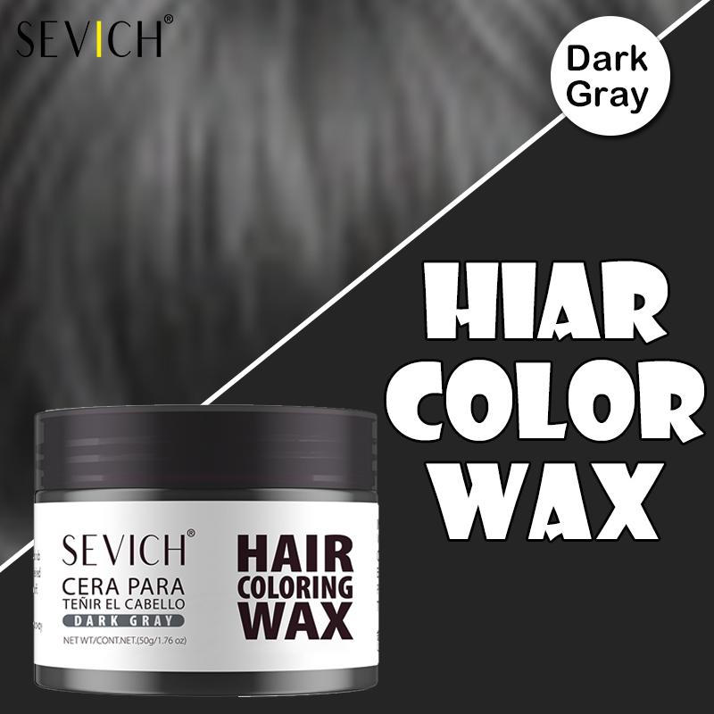 SEVICH Einweg DIY Haarfarbe Schlamm Leicht Auswaschbar Haarfarbe Wachs Langanhaltende Haarfarbe Creme Temporäre Formgebungs Paste 13 Farben