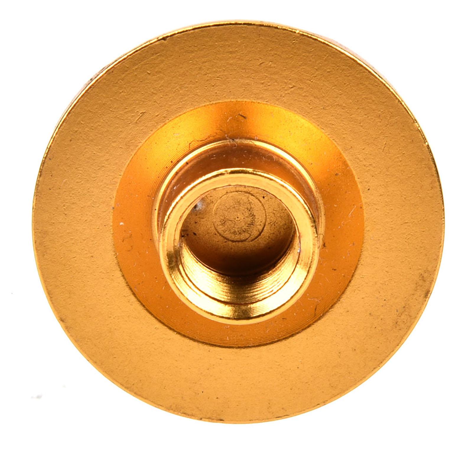 Aluminiumlegierung Fahrrad Federgabel Vorderradgabel Luftdichte Ventilkappe Fahrradzubehör(Gelb) gelb