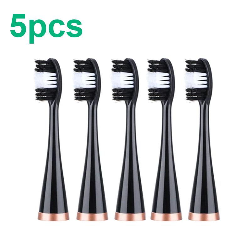 5 Teile/paket Zahnbürstenköpfe Für Elektrische Zahnbürste Zahnbürste 5pcs schwarz