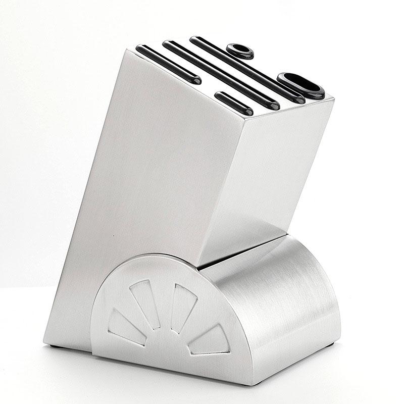 Universal-Messer-Organizer, rostfreier Messer-Utensilienhalter aus Edelstahl, langlebiger Messerblock zur Aufbewahrung von Besteck in der Küche white