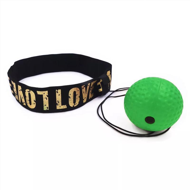 Boxen Speed Ball Kopf-montiert PU Punching Ball MMA Sanda Training Hand Auge Reaktion Gym Sandsack Muay Thai Boxeo fitness Ausrüstung grün