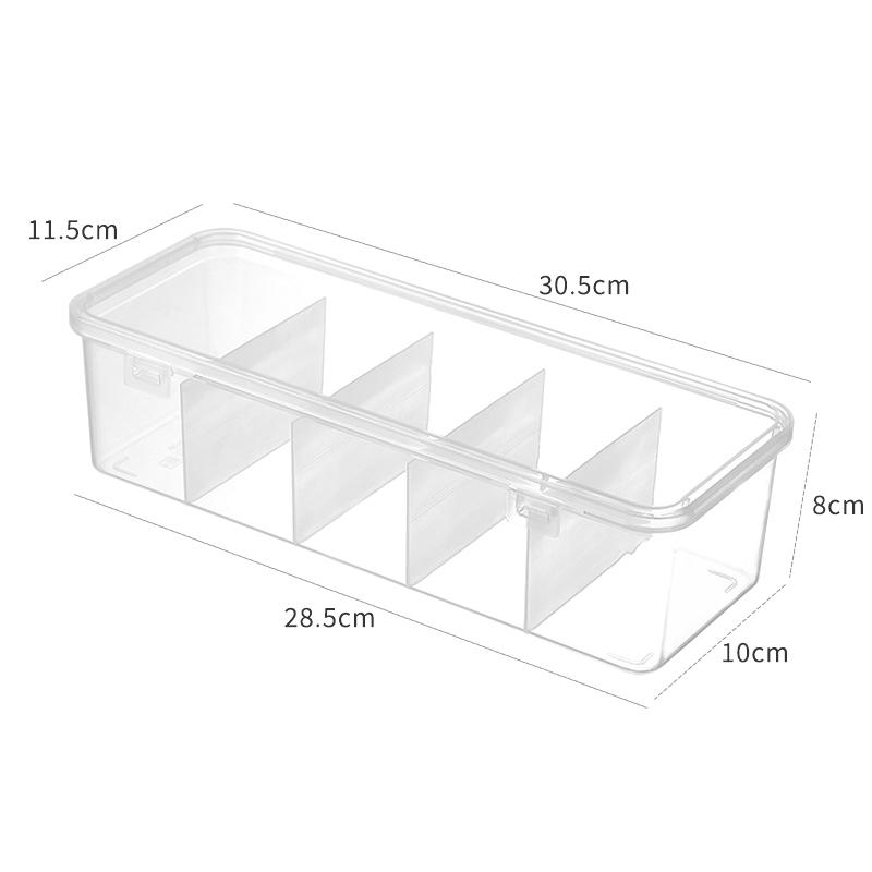 Durchsichtige Ladekabel-Organizer-Box Datenkabel-Management-Box USB-Aufbewahrungsbox Kleiner Schreibtisch-Zubehör-Organizer und -Aufbewahrung 28.5*10*8cm