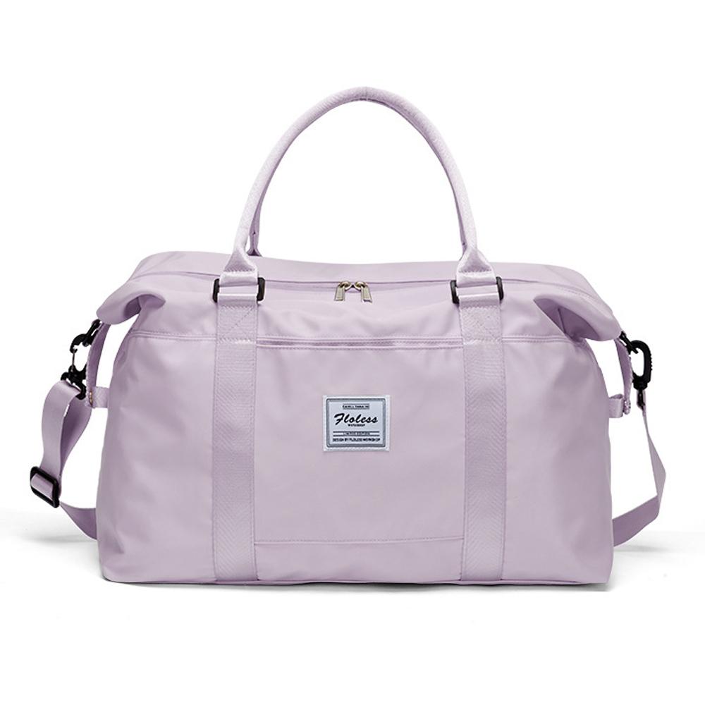 Reisetasche, Sporttasche, Sporttasche, Handgepäck, Weekender, Übernachtungstasche mit Trocken- und Nassfunktion violett