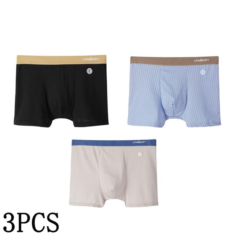 Baumwolle Herrenunterwäsche Bequeme Boxershorts Teenager Herrenunterwäsche Atmungsaktive antibakterielle Boxershorts 3XL