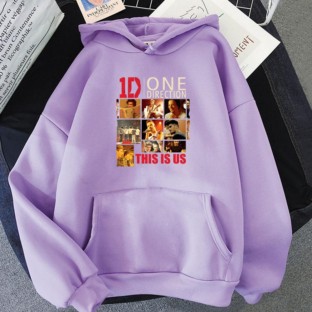 One Directions Band Hoodie Langarm Punk Sweatshirt Retro für Herbst/Winter Kleidung Hip Hop Musik Pullover XXXL