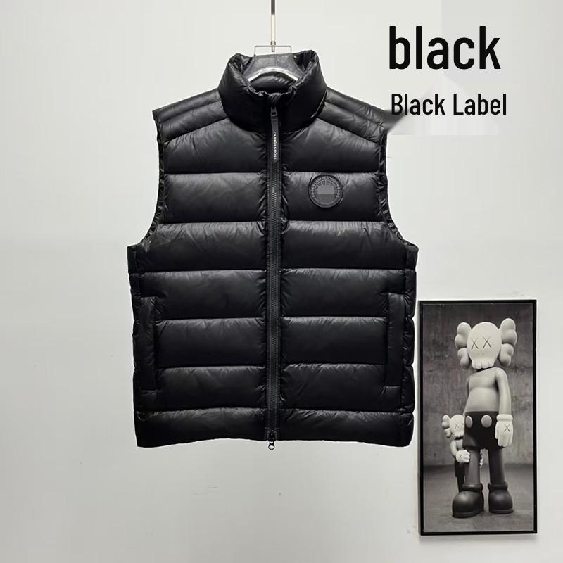 Canada Goose Crofton Daunenweste: Wasserdicht, Ärmellos, Stehkragen, 700 cuin Bauschkraft, Colorblock-Design. Extra Large