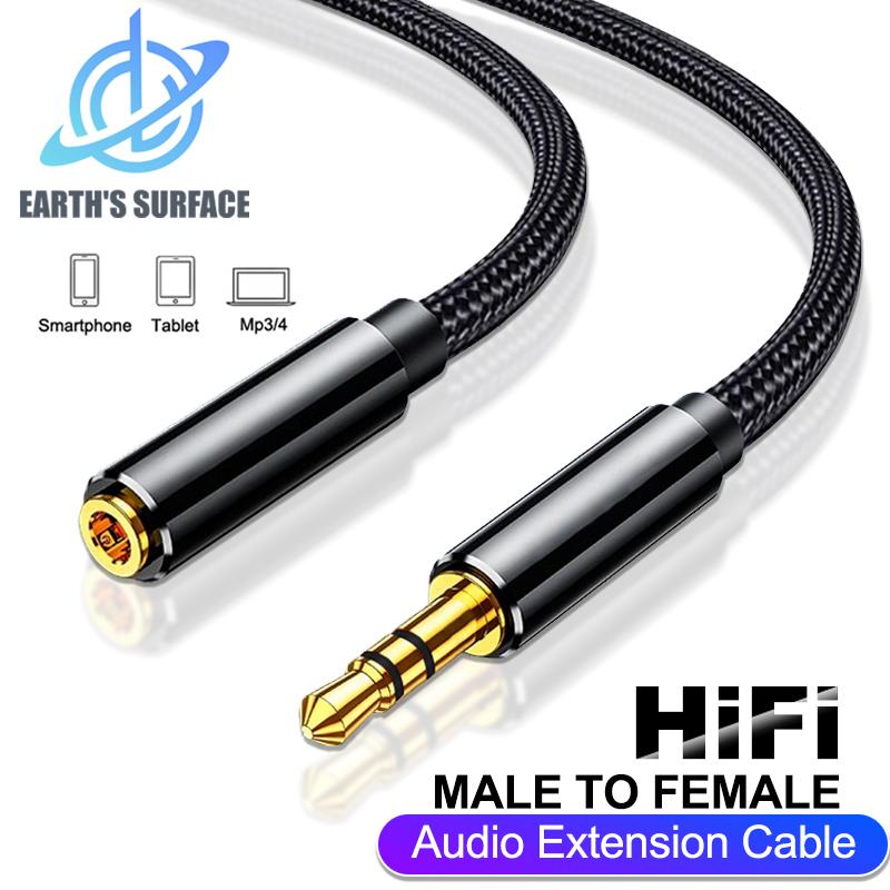 3,5mm Audio-Verlängerungskabel Stecker auf Buchse 3,5mm Klinkenstecker Aux-Kabel für Kopfhörer Lautsprecher Auto PC MP3/MP4-Player AUX-Verlängerungskabel Length: 1m-3.5mm AUX