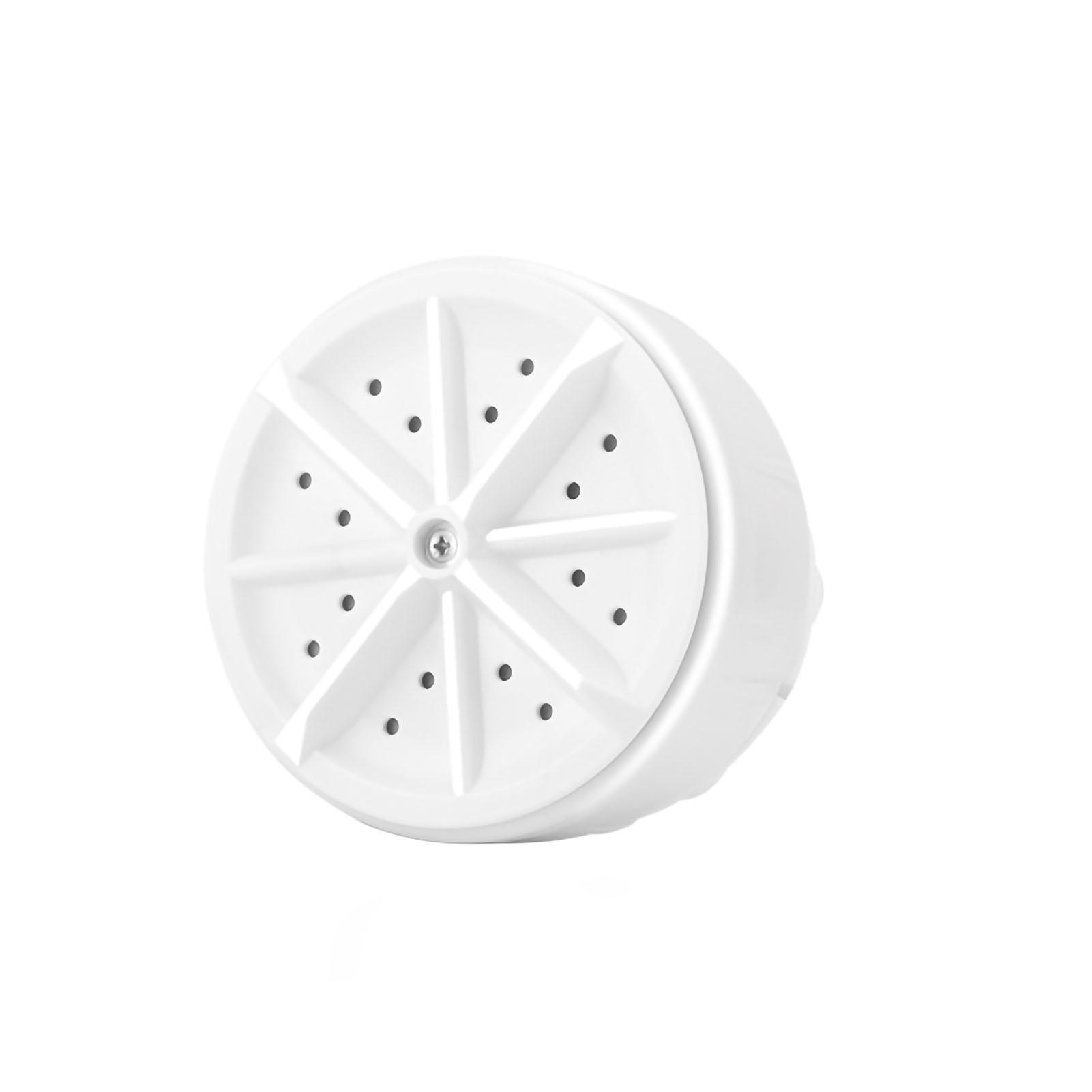 Mini Ultraschall-Turbinenwaschmaschine Tragbare Blasenrotations-Waschmaschine für Studentenwohnheim weiß