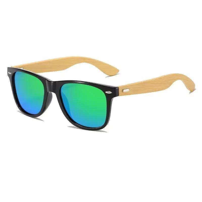 Bambus Holz Vintage Quadrat Sonnenbrille Männer Frauen Luxus Marke Designer Sonnenbrille Holz Fahren Angeln UV400 Brillen