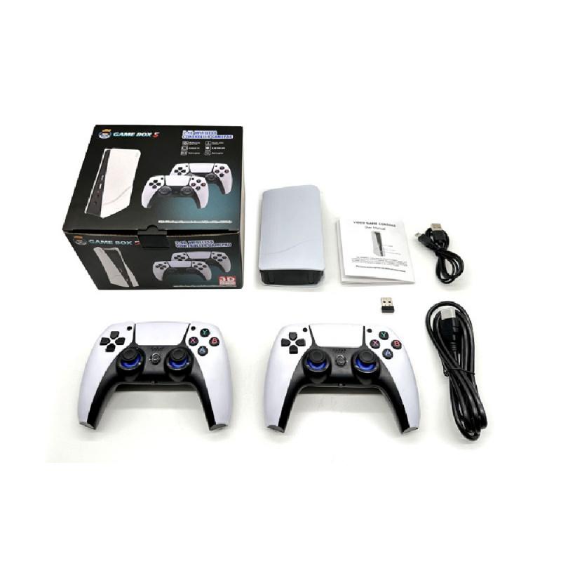 P5 plus Wireless 2,4 G HD Arcade PSP Familie 4K TV Mini Spiel Maschine PS5 Griff Spiel Maschine P5-PLUS/64G