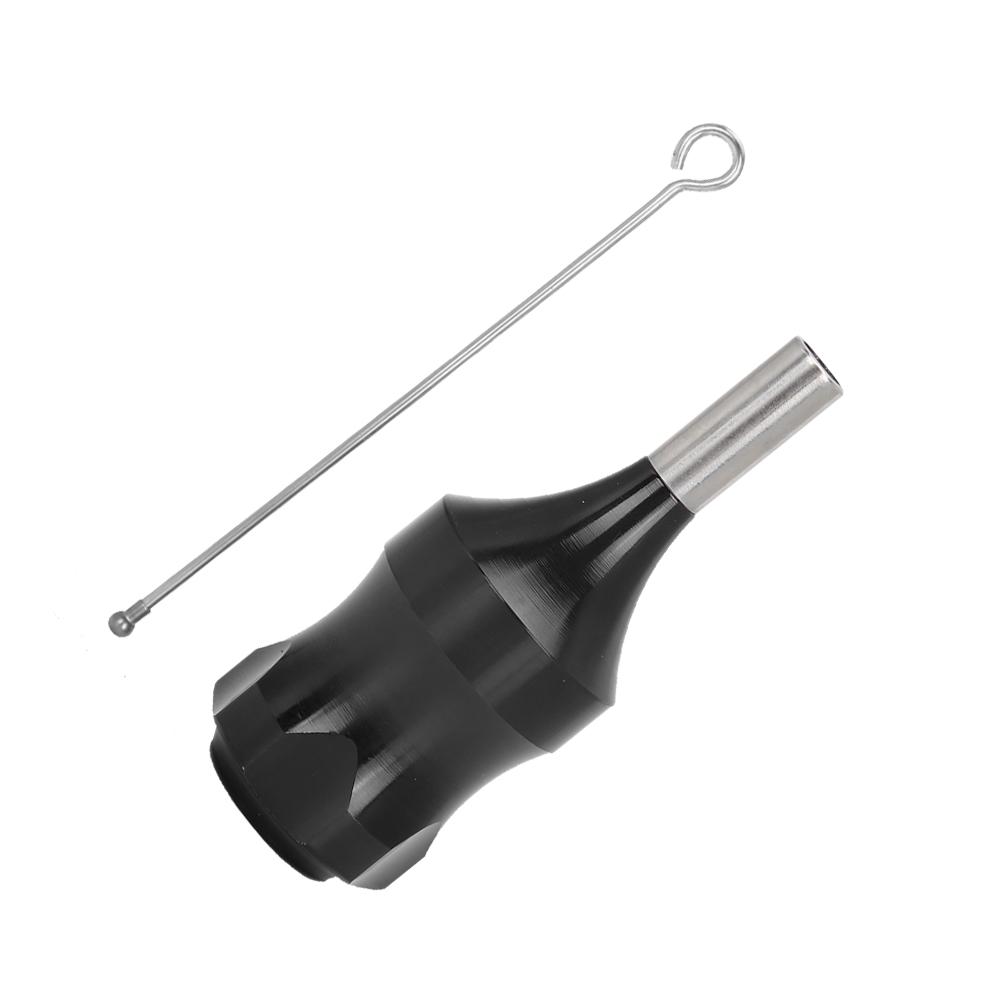 28mm Tattoo Maschinen Griff Aluminiumlegierung Cartridge Nadeln Tattoo Griff Tattoo Zubehör Schwarz schwarz