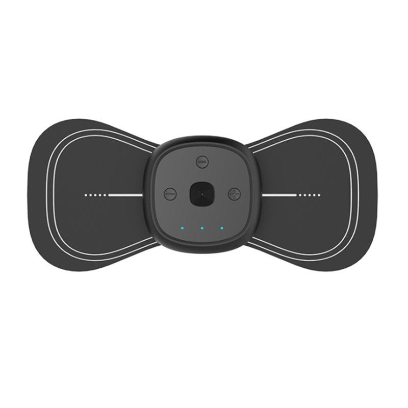 Ferngesteuertes Halswirbelsäulenmassagegerät, intelligenter Mini-Massageaufkleber für den Schulterpuls, dann tragen Sie das Schulter-Nacken- und Rückenmassagegerät