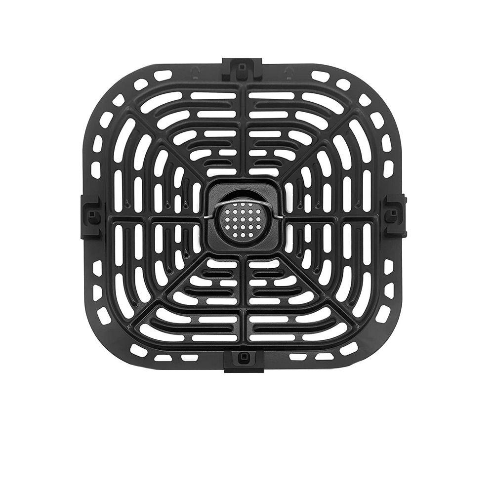 Platz Air Friteuse Matte Runde Crisper Korb Rack Teile Lebensmittel Separator Kochen Teiler Küche G-24x23cm(9.45x9.06in)