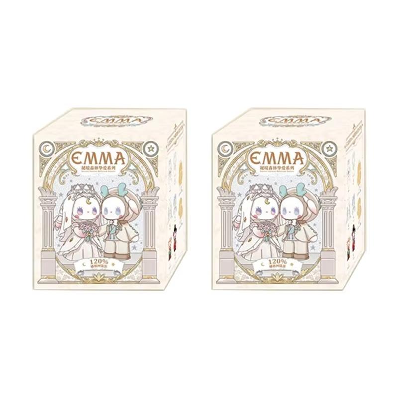 neue EMMA Secrect Forest Beloved Series Blind Box Puppen Anime Actionfigur Trendige Spielzeuge Schreibtischdekoration Mädchen Geschenk Mystery Box white