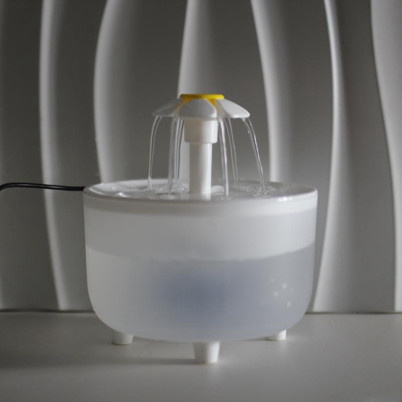 Haustier-Wasserbrunnen, automatischer Katzen-Trinknapf-Filter, USB-elektrischer Stummschalt-Haustier-Trinkspender, Trinker für Katzen, Wasserfilter Frosted