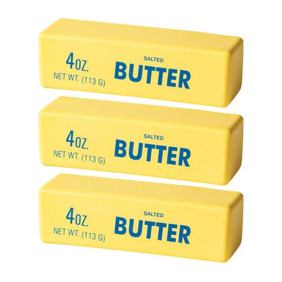 1/2/3 Stück Butterriegel Quetschspielzeug Langsam aufsteigend Angst Stressabbau Butterstick Fidget Spielzeug Tragbarer Reisebutterstick Sensorisches Spielzeug 3pcs