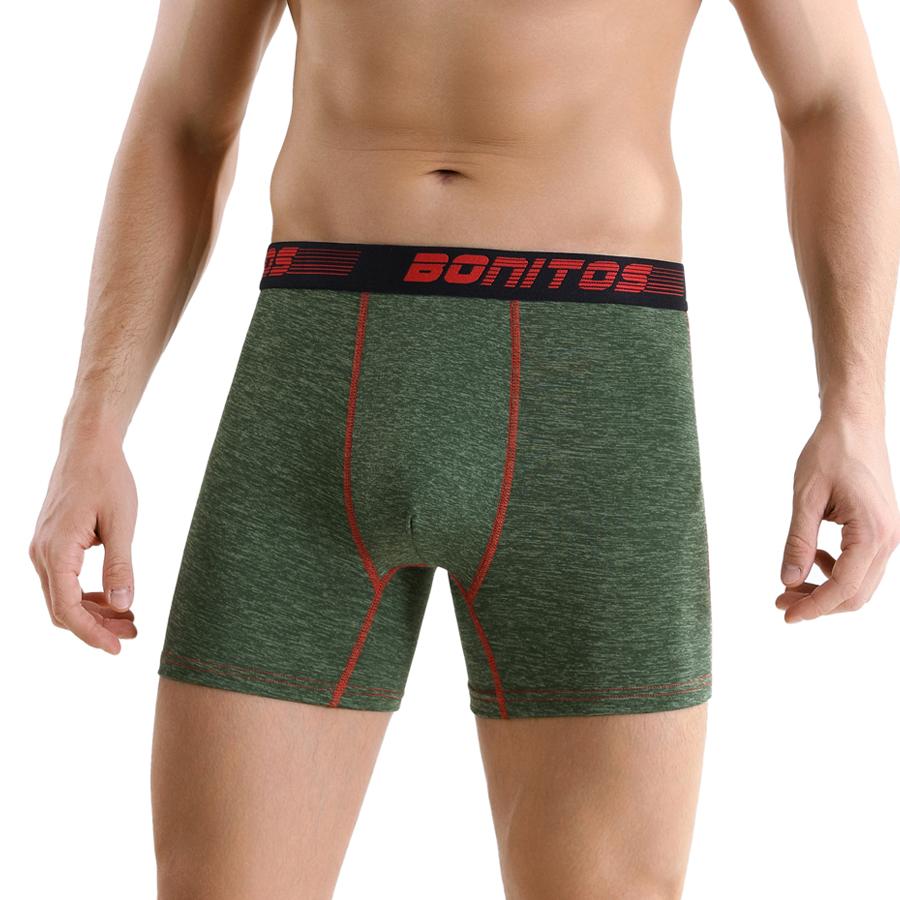 BONITOS Herren-Unterhose, bequeme Unterwäsche für Herren, Boxershorts XL grün