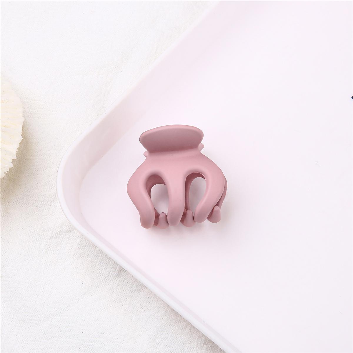 1Pc Mode Acryl Haar Klaue Für Frauen Damen Mädchen Make-Up Haar Barrettes Haar Zubehör Krabben Bad Clip Kopfbedeckungen rosa