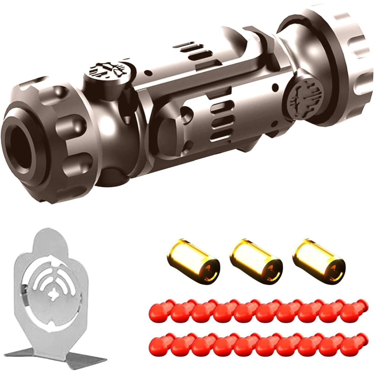 Fidget Spinner für Erwachsene, Fidget Spinner aus Metall, Fidget Slider, EDC Fidget Executive Desk Stress Relief zur Konzentrations- und Stresslinderung 10*3*3cm braun