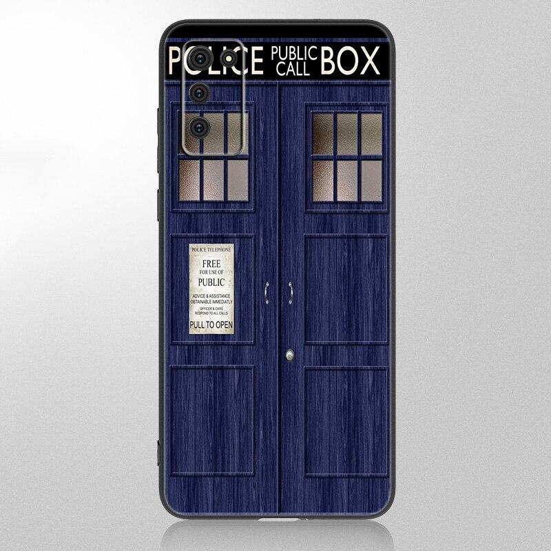 Tardis Box Doctor Who Van Gogh Fall Für Samsung Galaxy A12 A02S A22 A32 A52 A72 A71 A51 A41 A31 A21 A11 a50 A70 A10S A20S Abdeckung Samsung A71