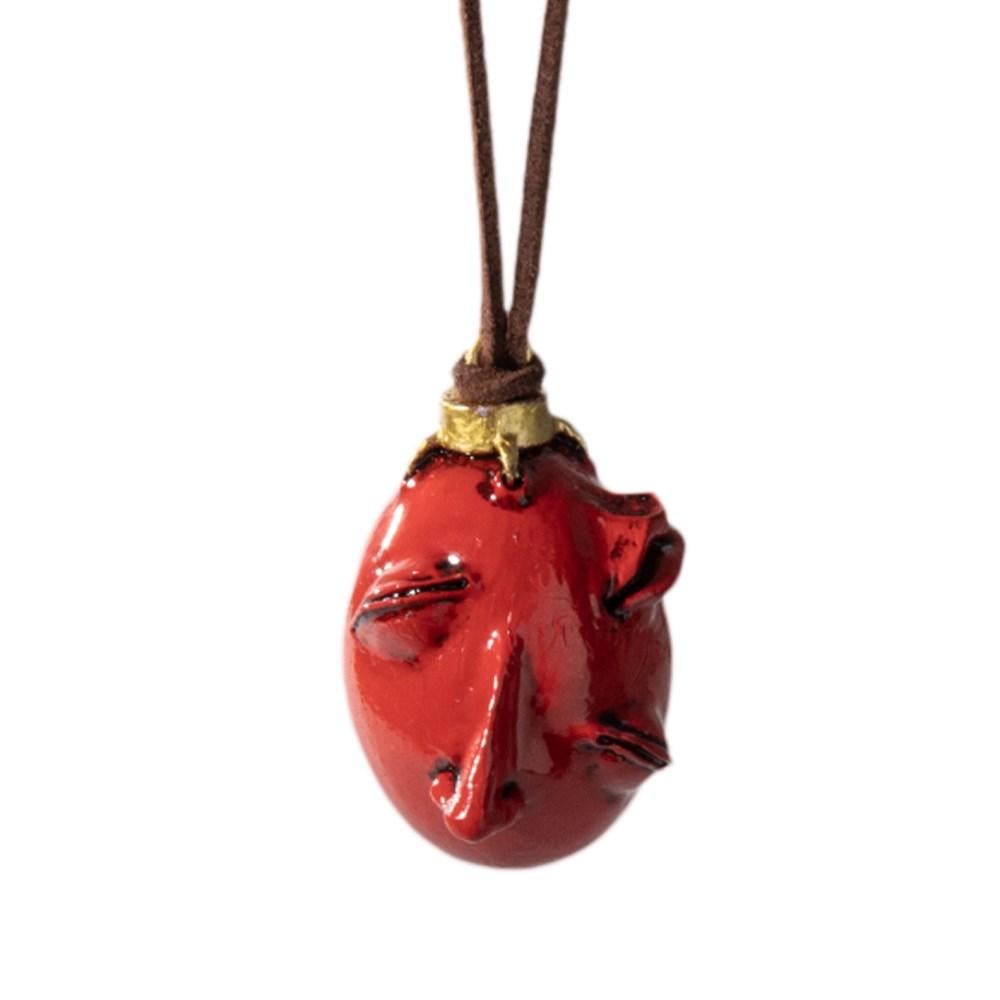 Anime Das Ei des Königs Halskette Behelit Griffith Cosplay Requisiten Guts Beheritto Anhänger Modeschmuck 90cm