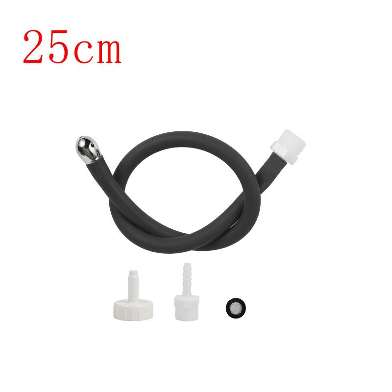 5 Löcher Flexibler Einlauf Bidet Schlauch Silikon Bequeme Düse Einlaufaufsatz 50cm-100cm Schlauch Badezimmerzubehör