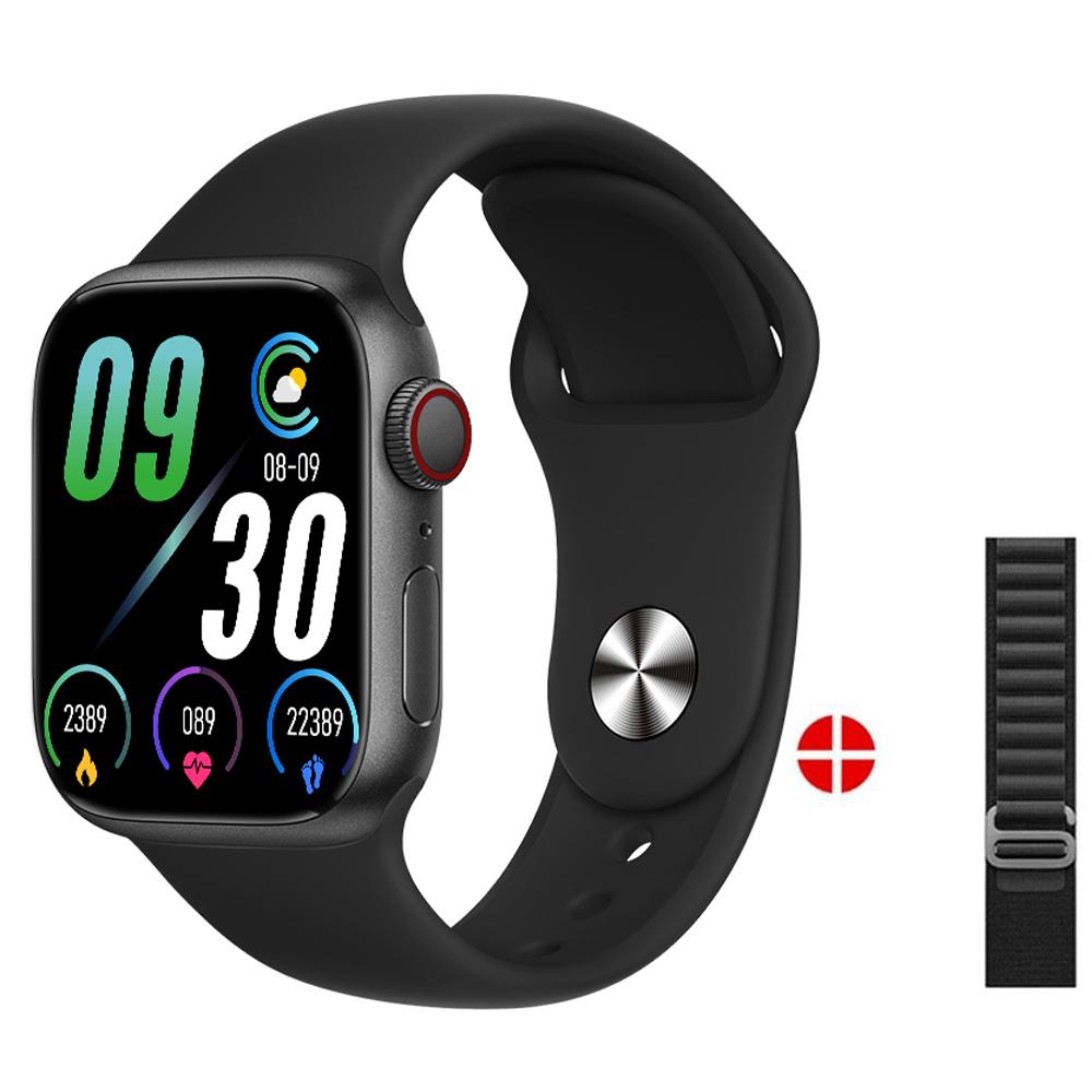 IWO Serie 7 Smart Watch 2  DIY Zifferblatt Herzfrequenz Männer Frauen Fitness Tracker Sport Smartwatch für iOS Android Phone