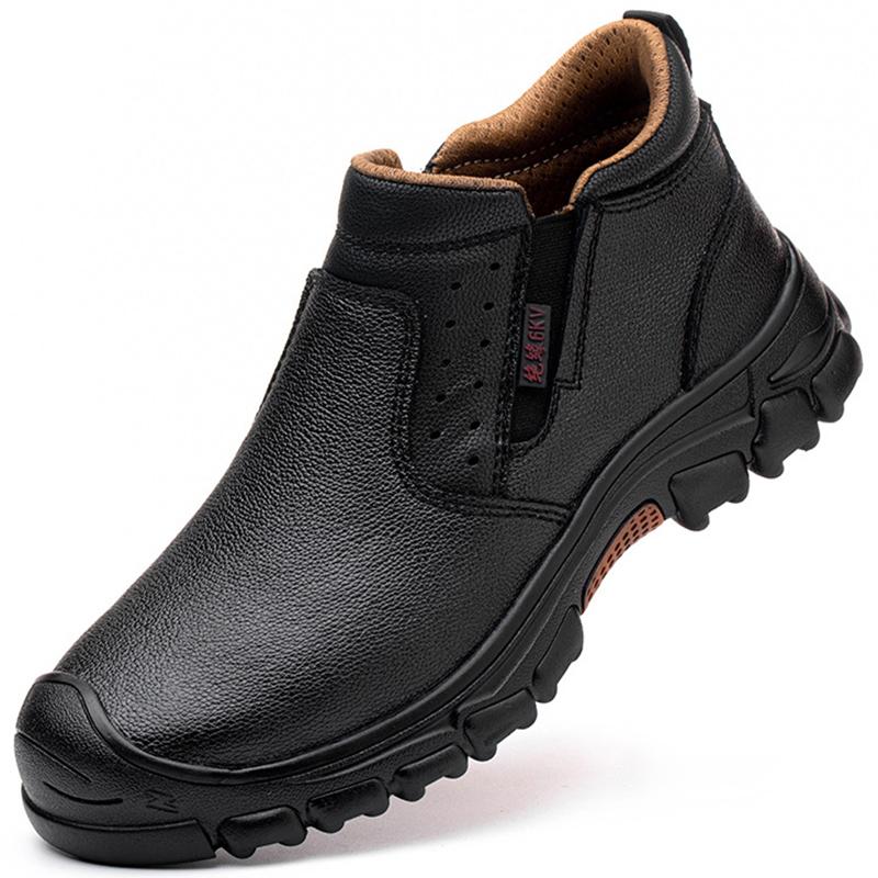 Wasserdichte Arbeitsstiefel Sicherheitsschuhe aus Verbundwerkstoff mit Zehenschutz für Herren, Sicherheitsschuhe mit Anti-Smash- und Pannenschutz, Verbrühungsschutz, Schweißschuhe, Schutz 44