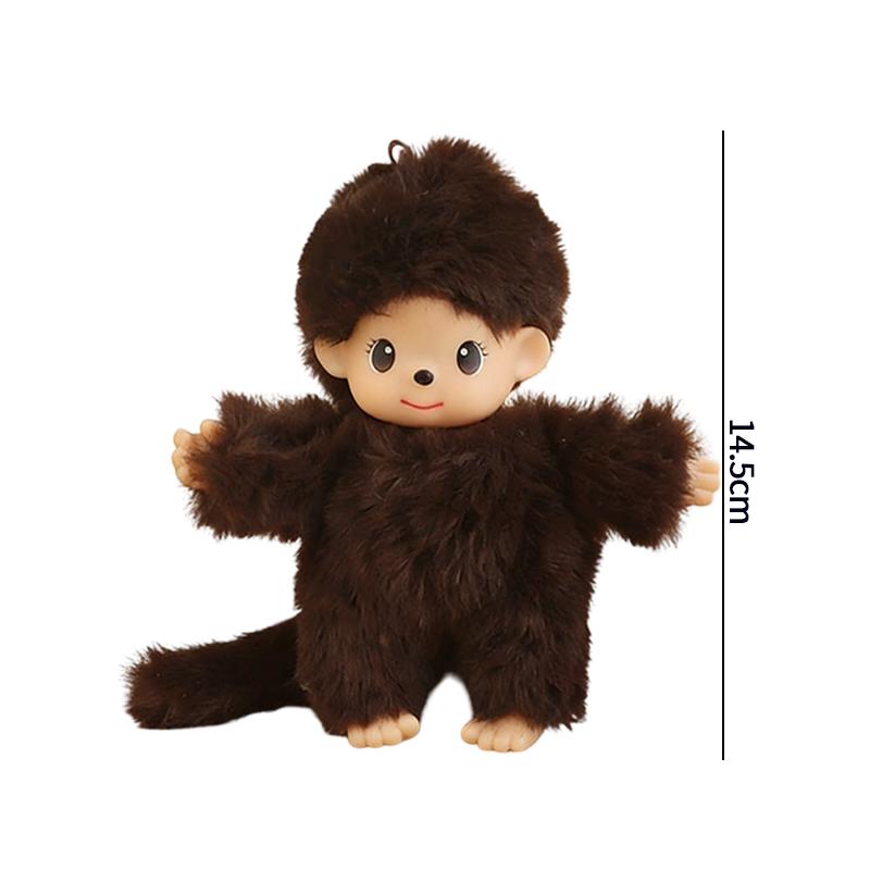 Plüsch Monchichi Anhänger Cartoon Puppe Spielzeug Tasche Anhänger 20cm Monchhichi Verkleidepuppe Kindergeburtstag Langlebiges Geschenk Plüschtier Party Langlebiges Geschenk