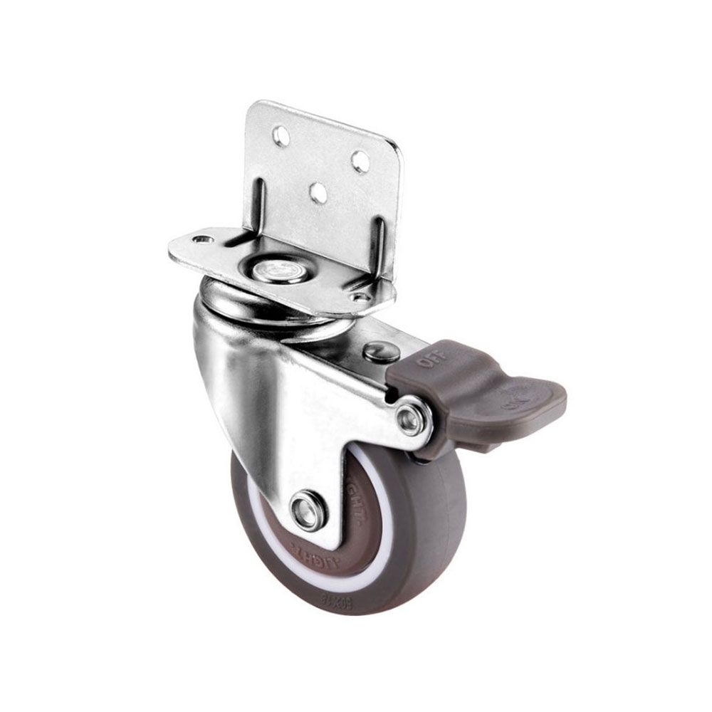 Schrank, Kinderbett, Bett, beweglicher Stuhl, Kinderbett, Lenkrolle, Möbelrollen, Räder, weiche Gummirolle 1 inch-with brake