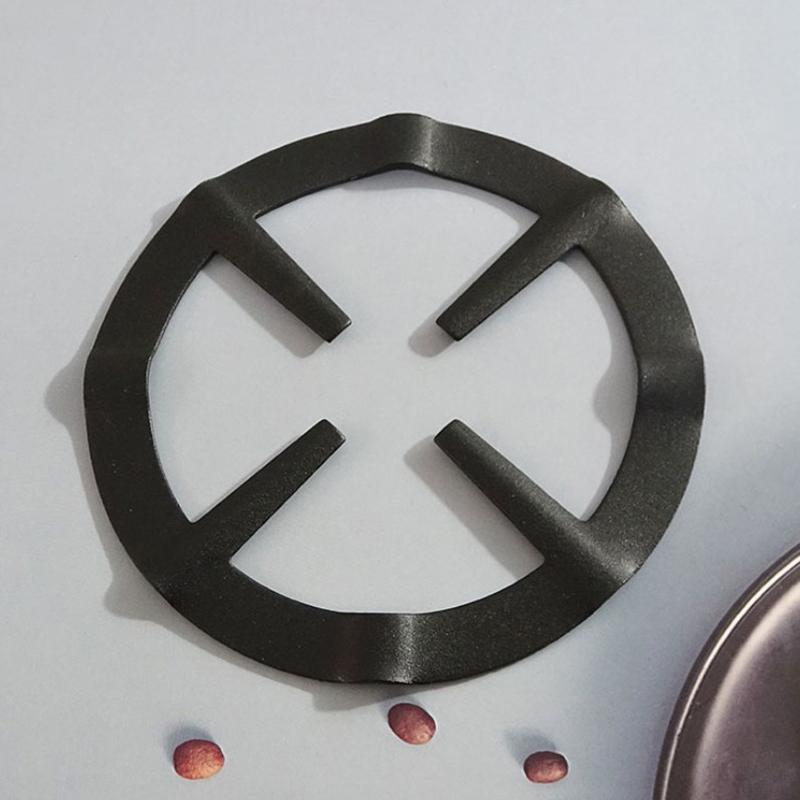 1 Stück Edelstahl Gasherd Rack Mokkakanne Kaffeekanne Ständer Küchenzubehör schwarz