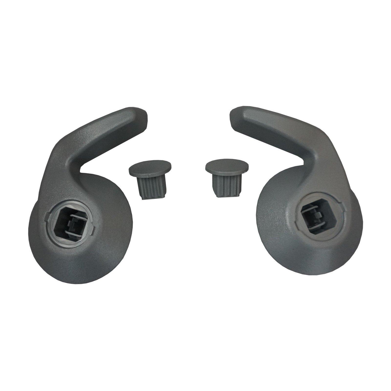 ESC Autoteile EDP620 Sitzgriff-Einstellhebel GRAU Vordersitze 7701209971, 7701209972 für Renault Kangoo MK2 Schneller Versand